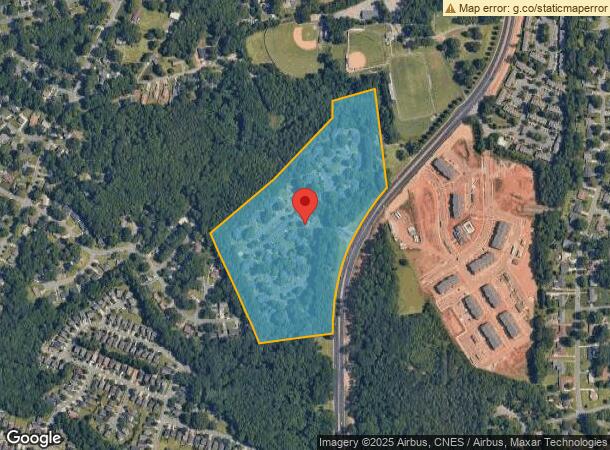  6014 Delta Crossing Ln, Charlotte, NC Parcel Map