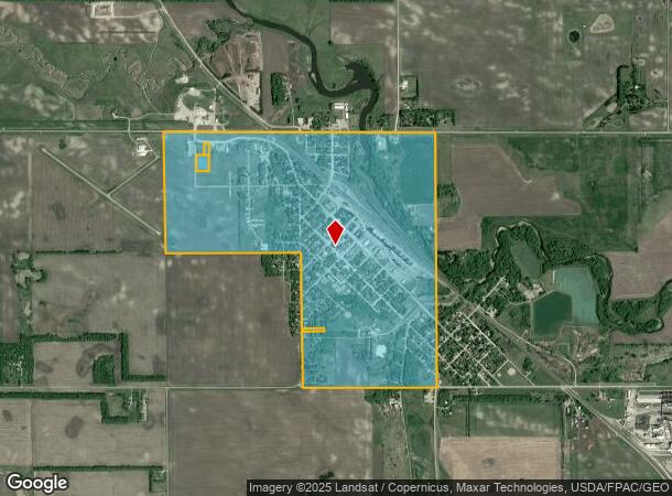  313 Center St, Enderlin, ND Parcel Map