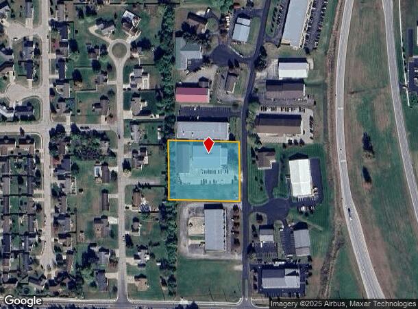  4570 Progress Dr, Columbus, IN Parcel Map