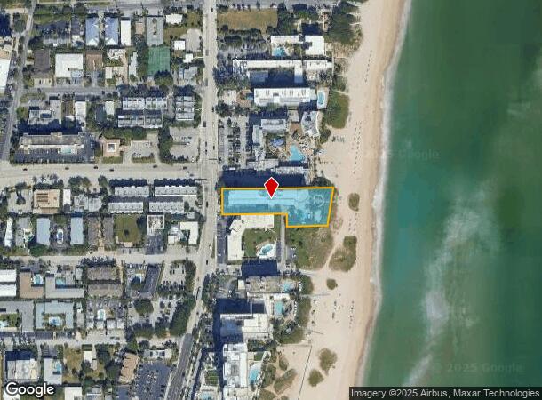  1350 N Ocean Blvd, Pompano Beach, FL Parcel Map