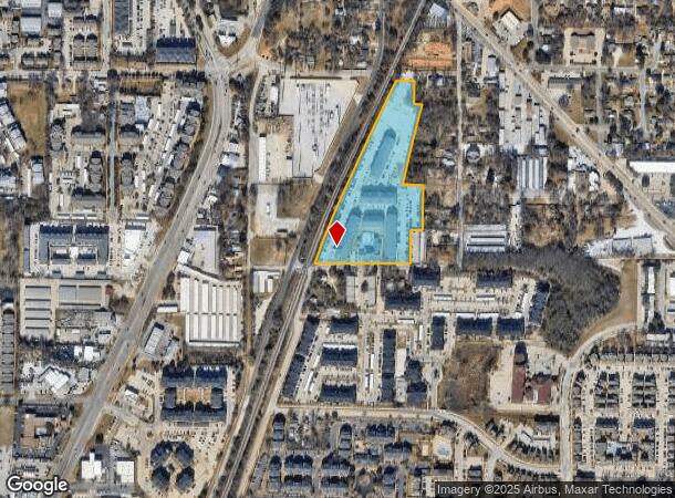  101 Daugherty St, Denton, TX Parcel Map