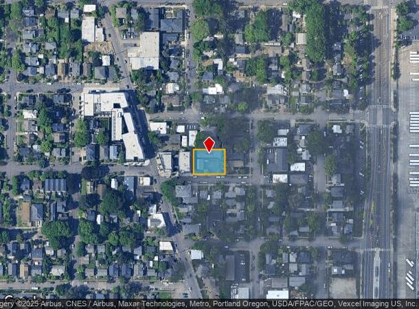  1415 Se Cora St, Portland, OR Parcel Map