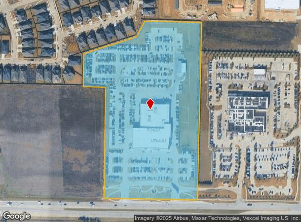 2200 W University Dr, Prosper, TX Parcel Map