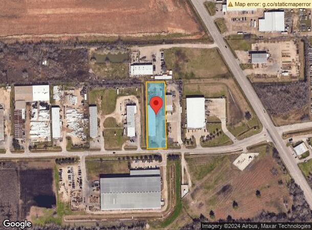  8801 Industrial Dr, Pearland, TX Parcel Map