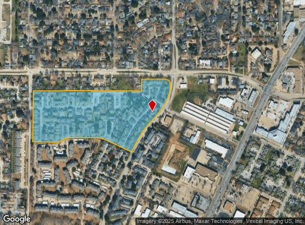  3500 S Fielder Rd, Arlington, TX Parcel Map