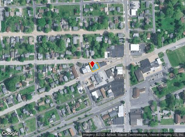 128 W Central St, Bethalto, IL Parcel Map