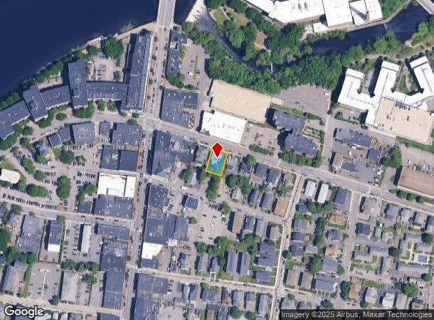  21 Pine St, Waltham, MA Parcel Map