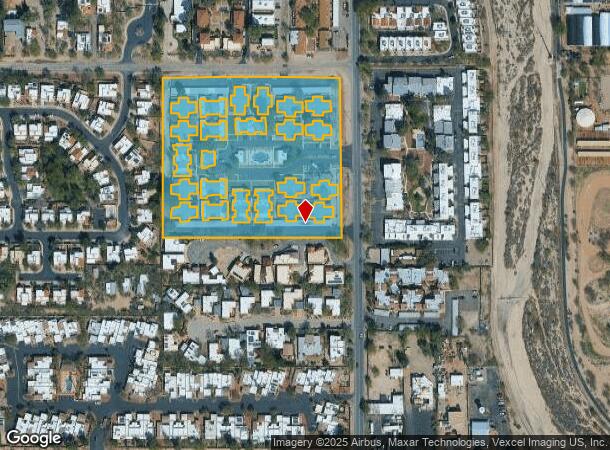  3737 N Country Club Rd, Tucson, AZ Parcel Map