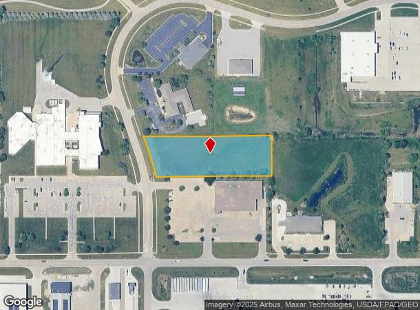 1406 Fawcett Pkwy, Nevada, IA Parcel Map
