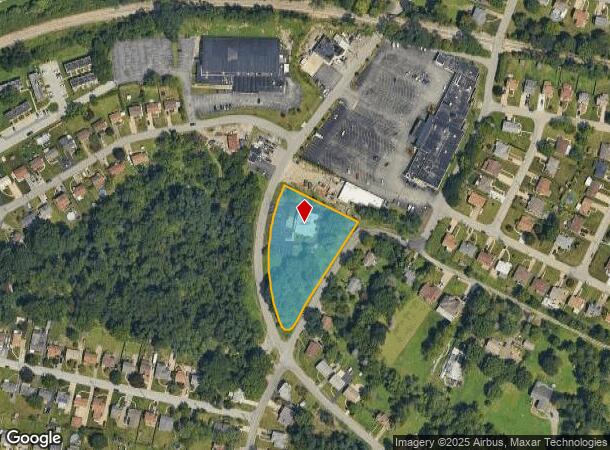  5035 Curry Rd, Pittsburgh, PA Parcel Map