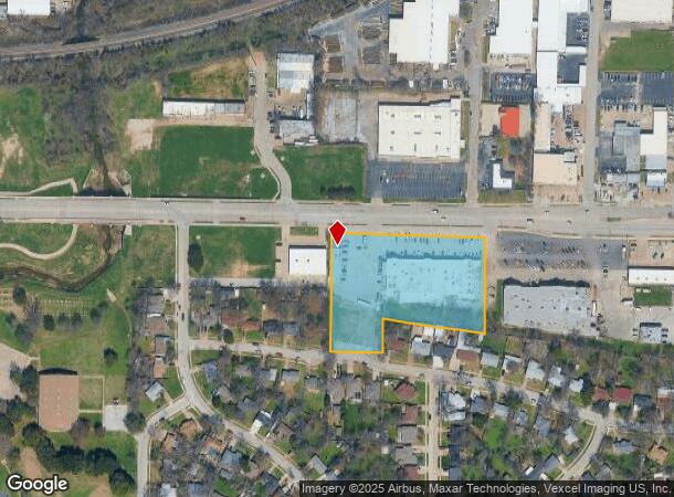 1502 E Abram St, Arlington, TX Parcel Map
