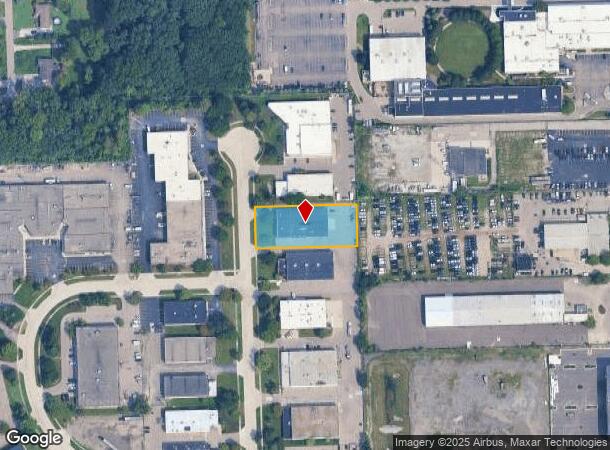  21444 Bridge St, Southfield, MI Parcel Map