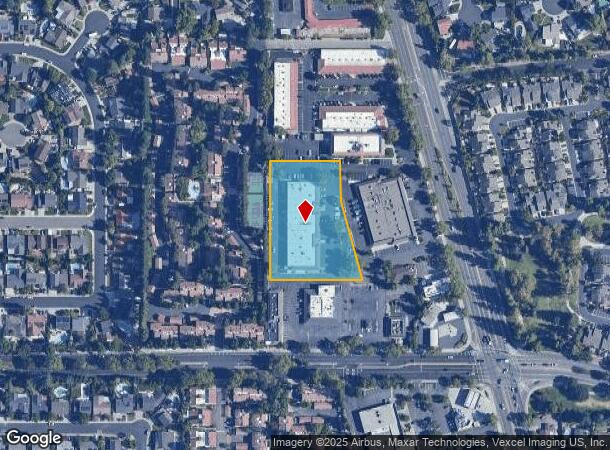 1809 Santa Rita Rd, Pleasanton, CA Parcel Map