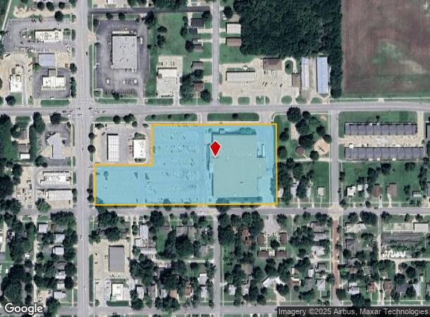  1216 N Main St, Newton, KS Parcel Map