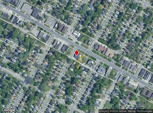 10537 Whittier St, Detroit, MI Parcel Map
