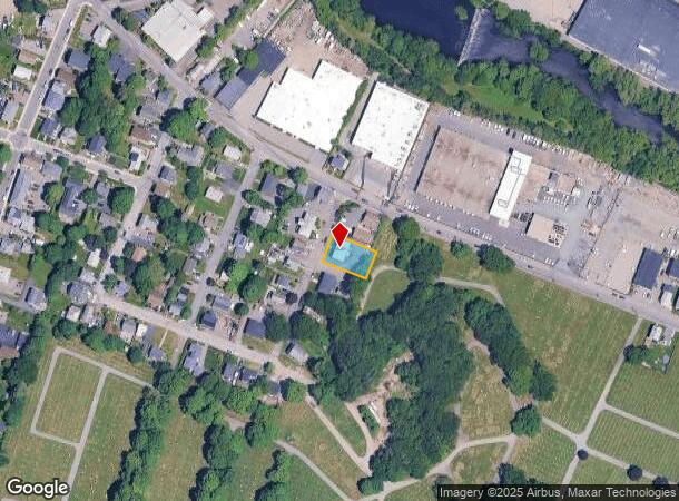  10 Flood St, Waltham, MA Parcel Map