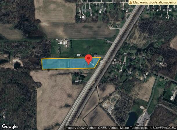  12375 S Telegraph Rd, La Salle, MI Parcel Map