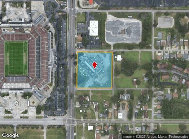  4045 N Himes Ave, Tampa, FL Parcel Map