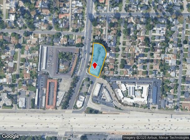  222 N Sunset Ave, West Covina, CA Parcel Map