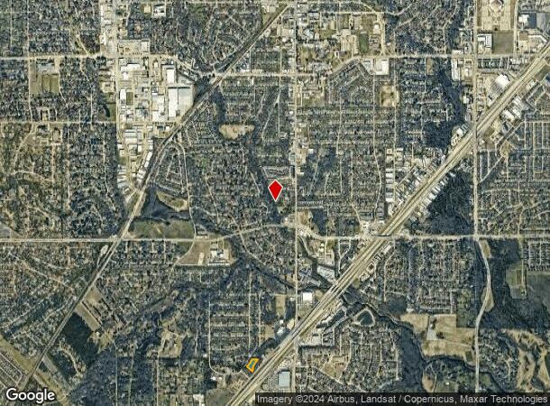  1212 Meadow Crest Ln, Cedar Hill, TX Parcel Map