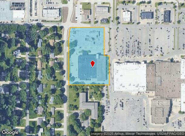 6607 University Ave, Cedar Falls, IA Parcel Map