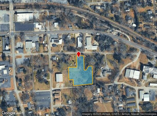  242 E Franklin St, Toccoa, GA Parcel Map