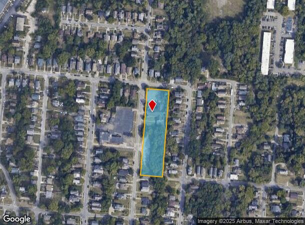  1750 1St Ave, Cincinnati, OH Parcel Map