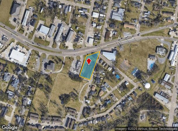  707 W Tunnel Blvd, Houma, LA Parcel Map
