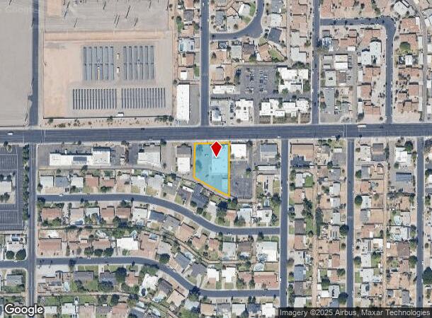  1535 E University Dr, Mesa, AZ Parcel Map