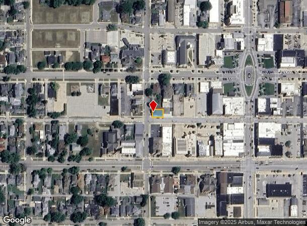 16 S Tompkins St, Shelbyville, IN Parcel Map