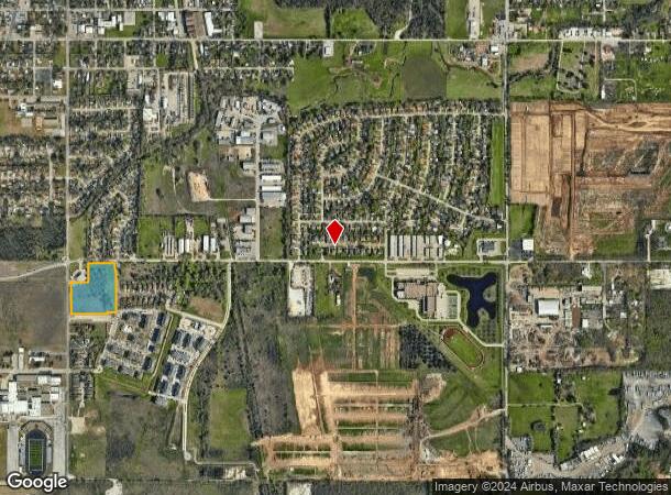  9008 Crimson Ln, Fort Worth, TX Parcel Map