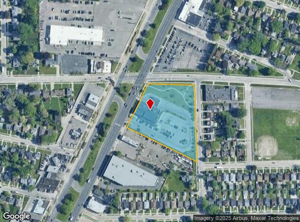 21650 Gratiot Ave, Eastpointe, MI Parcel Map