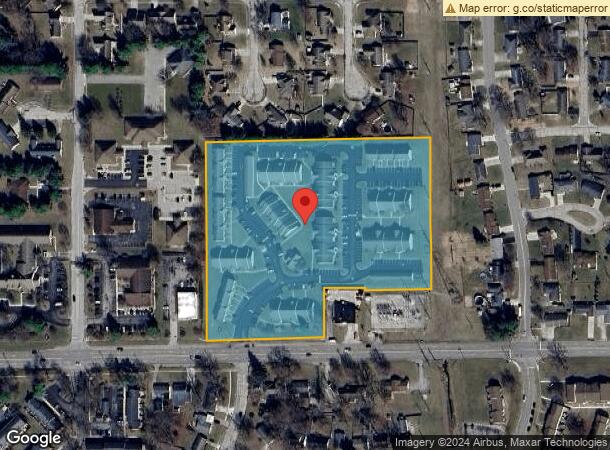  4703 Creekside Way, Columbus, IN Parcel Map