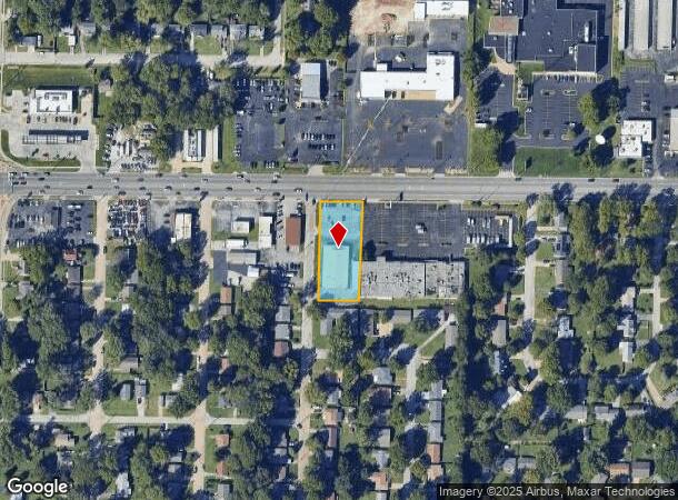  1036 W Sunshine St, Springfield, MO Parcel Map