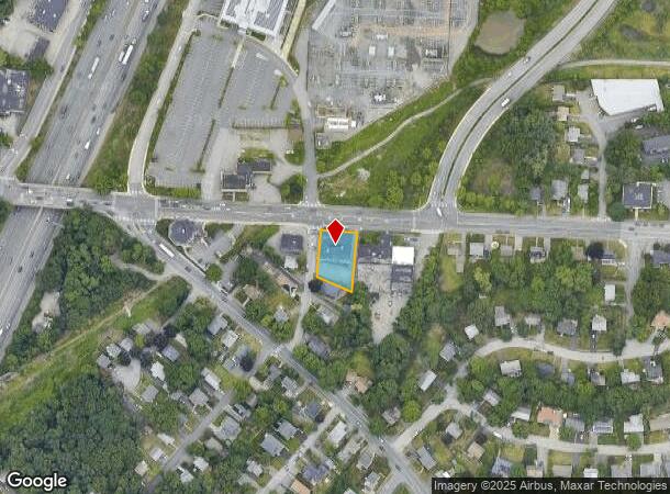  1256 Main St, Waltham, MA Parcel Map