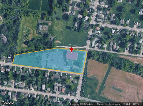 1120 S Detroit St, Xenia, OH Parcel Map