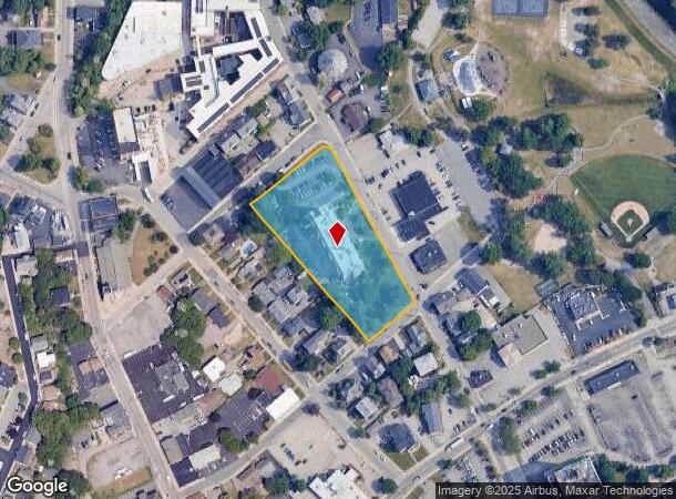 218 Pond St, Woonsocket, RI Parcel Map