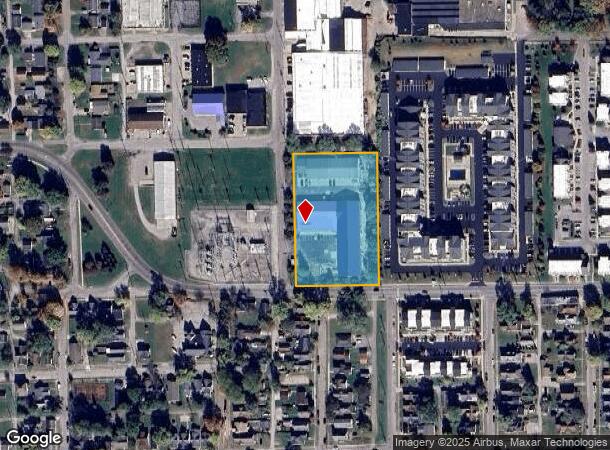 1428 10Th St, Columbus, IN Parcel Map