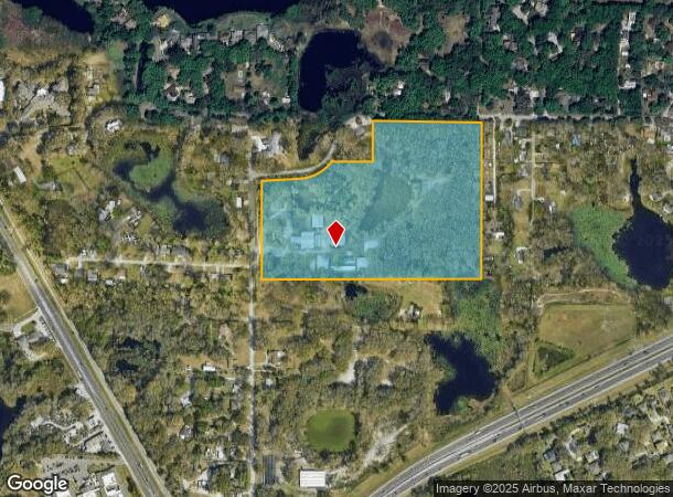  16215 Hanna Rd, Lutz, FL Parcel Map