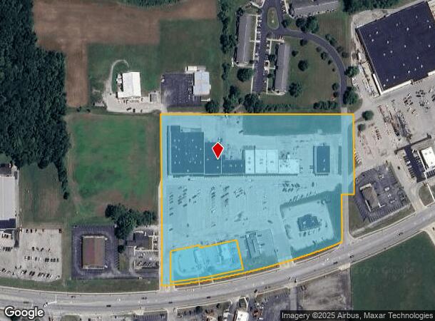  1624 E State Road 44, Shelbyville, IN Parcel Map