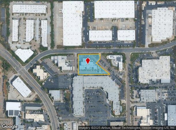 8977 Activity Rd, San Diego, CA Parcel Map