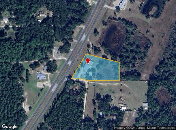  7191 Se 182Nd Pl, Inglis, FL Parcel Map