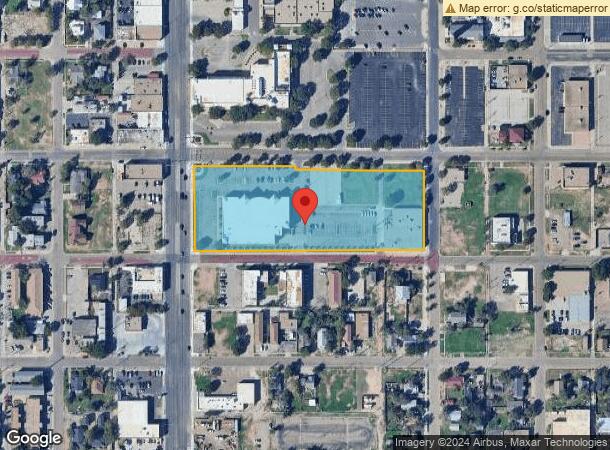  1501 Avenue Q, Lubbock, TX Parcel Map