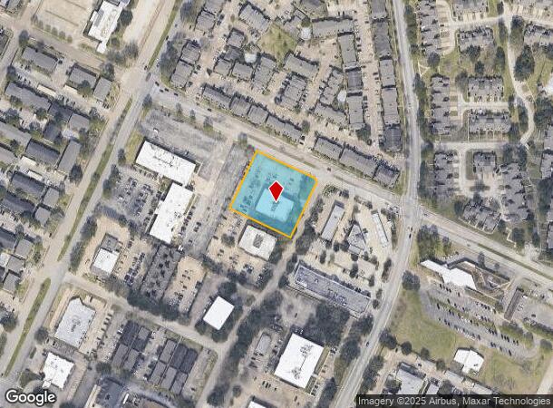  16850 Saturn Ln, Houston, TX Parcel Map
