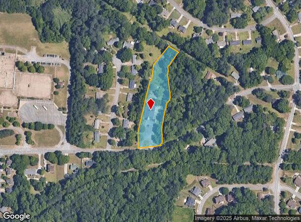1386 Anderson Mill Rd, Austell, GA Parcel Map