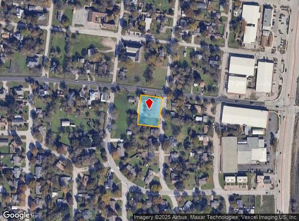 305 W 1St St, Justin, TX Parcel Map