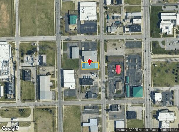  1121 S Main St, South Bend, IN Parcel Map