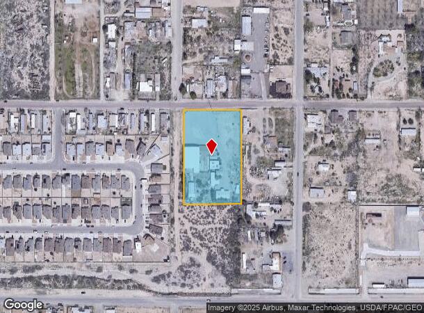  700 Anthony St, Canutillo, TX Parcel Map