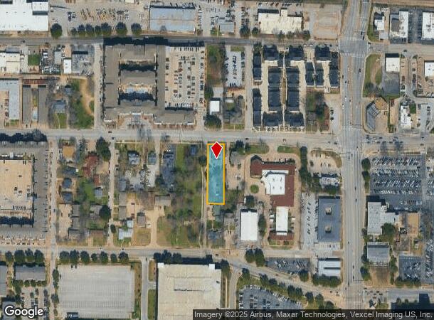 720 W Abram St, Arlington, TX Parcel Map