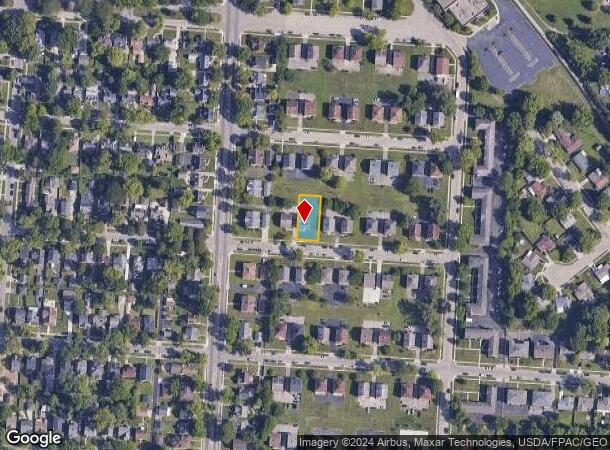  521 Telford Ave, Dayton, OH Parcel Map